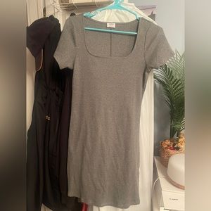 Gray Cotton-On T-shirt dress